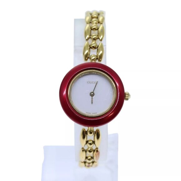 GUCCI Watches metal Gold Auth - Picture 1 of 16